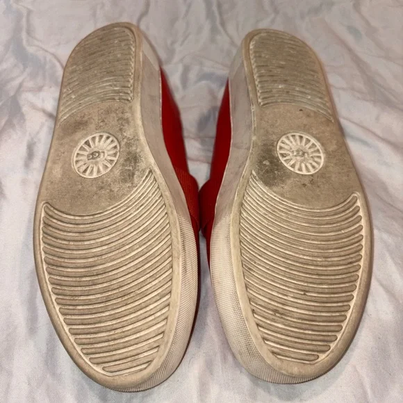 UGG Orange  Leather Sneakers - Picture 7 of 8